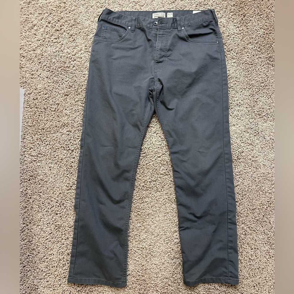 Patagonia Mens Straight leg, organic cotton pants